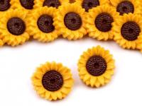 Knopf Sonnenblume 10 Stück