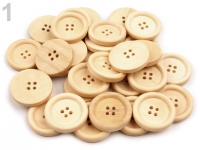 Holzknopf 24 mm