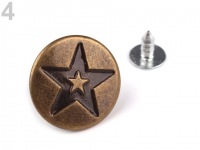 Jeansknöpfe Bronce 17 mm