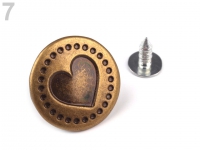 Jeansknöpfe Bronce 17 mm