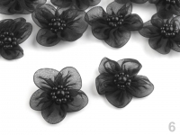Organza-Blume 30 mm