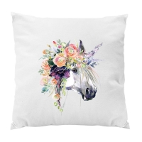 Bügelbild Flower Einhorn
