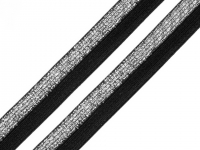 Falzgummi mit Lurex  17 mm