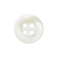 Perlmutt-Knopf 4 Loch 12 mm