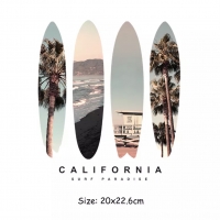 Bügelbild Surfboard
