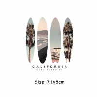 Bügelbild Surfboard klein