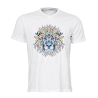 Bügelbild Löwe Boho
