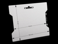 Wickelkarte 14x16,3 cm braun