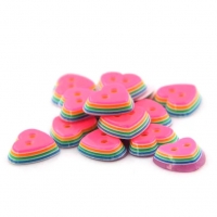 Knopf Candy gestreift 12 mm