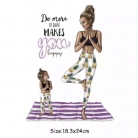 Bügelbild  Yoga