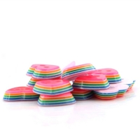 Knopf Candy gestreift 12 mm