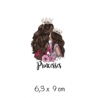 Bügelbild Princesses  klein