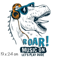 Bügelbild Dino