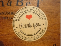 48 Sticker  Handmade with Love