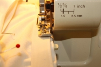Gummi Weiss  und Schwarz 15 mm