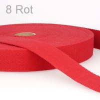 Gurtband Baumwolle 2,5 cm