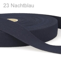 Gurtband Baumwolle 2,5 cm