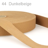Gurtband Baumwolle 2,5 cm