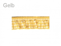 Rüschenband elastisch, 19 mm, Vichy