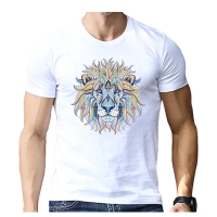 Bügelbild Löwe Boho