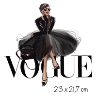 Bügelbild Vogue