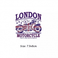 Bügelbild Bike in London klein