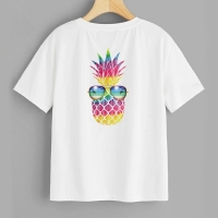 Bügelbild Ananas klein