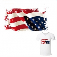 Bügelmotiv US-Flagge Gross