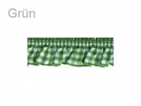Rüschenband elastisch, 19 mm, Vichy